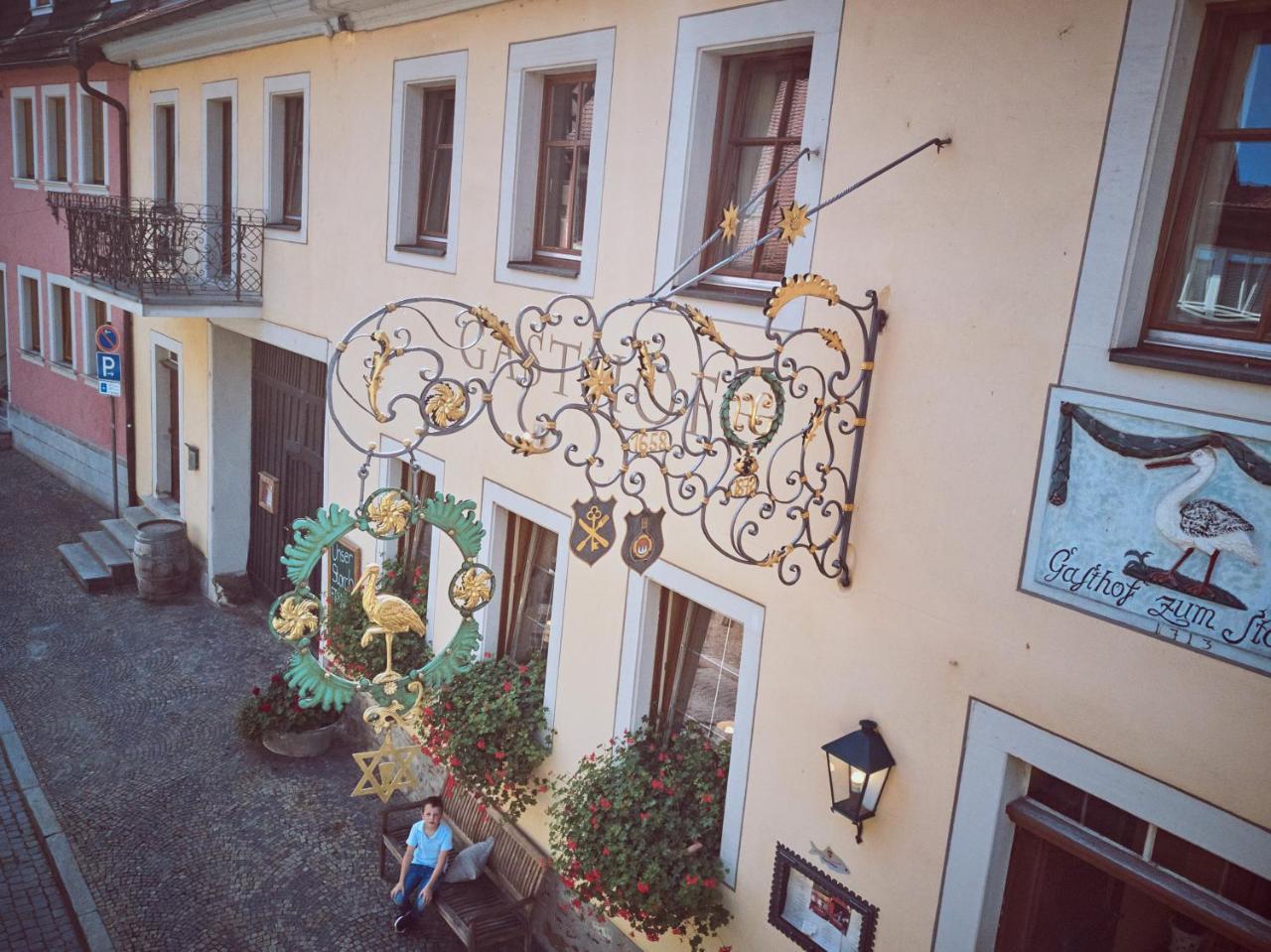 Gasthof Zum Storch Prichsenstadt Ngoại thất bức ảnh